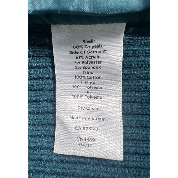 Talbots Vest Quilted Full Zip Front Zip Pockets Women’s 3X - Picture 4 of 4